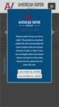 Mobile Screenshot of americanvaporgroup.com